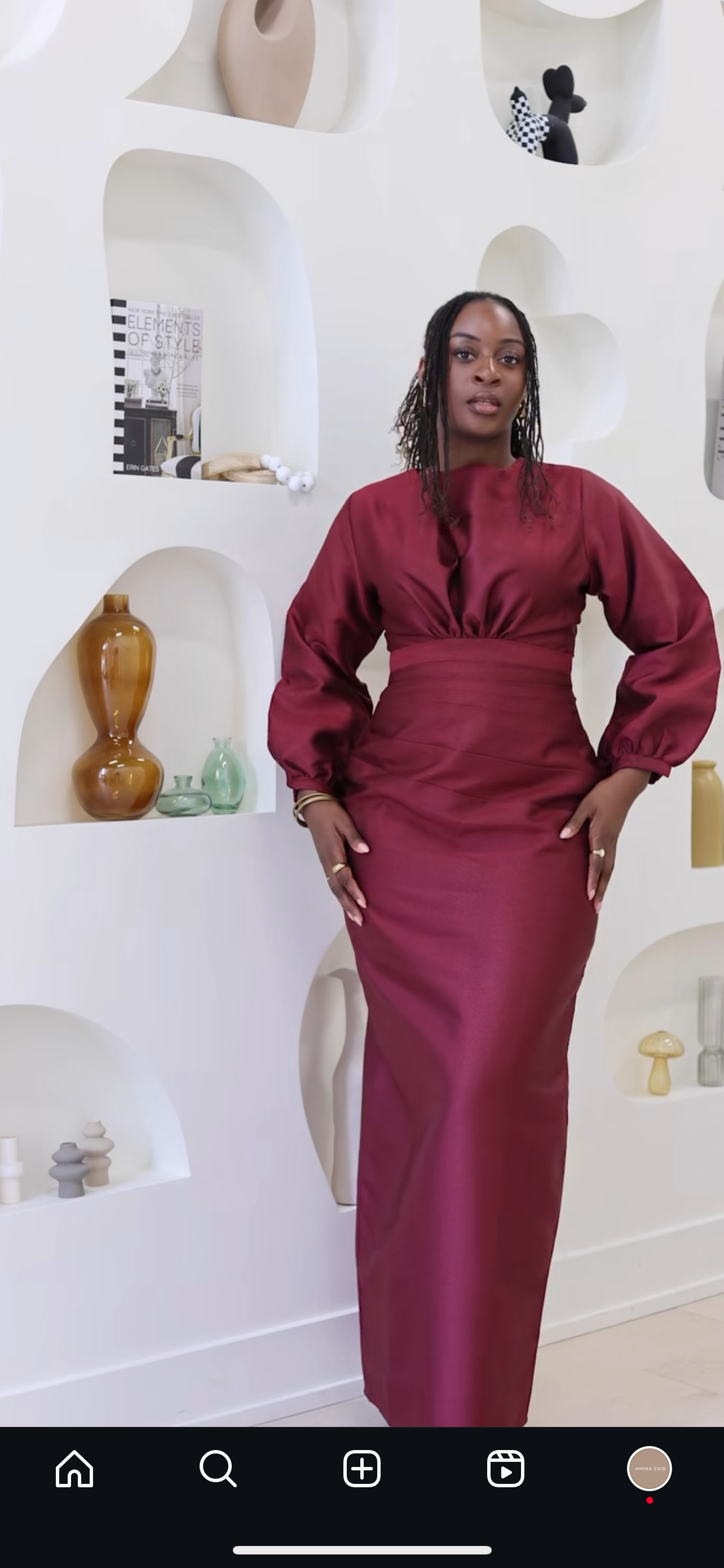Wine Fay Dress - Size 10