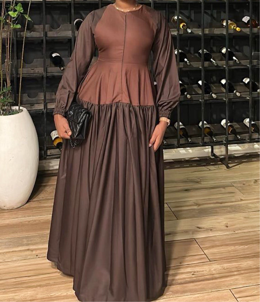 Chocolate Samira Dress - Size 10