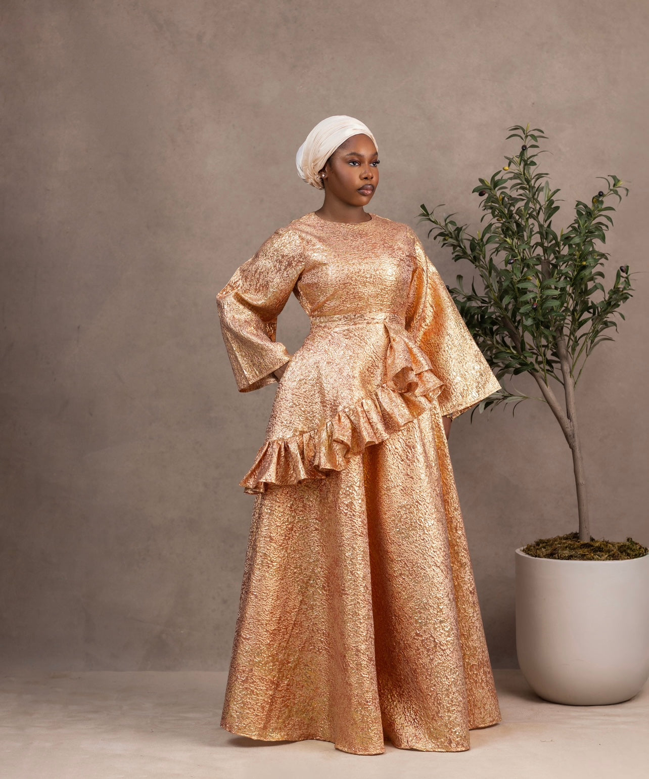 Maya Damask Dress