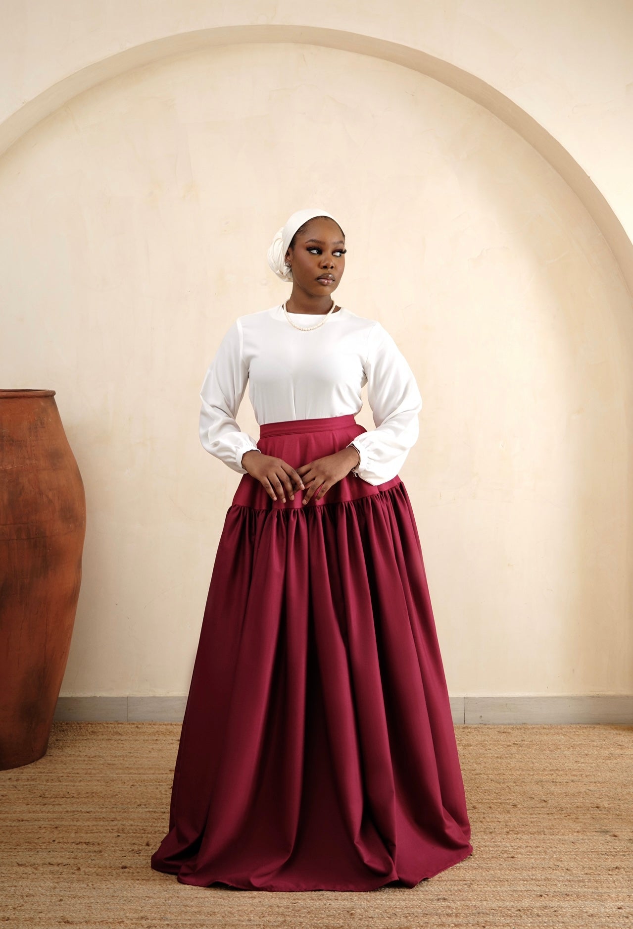 Samira Two-Tone Skirt
