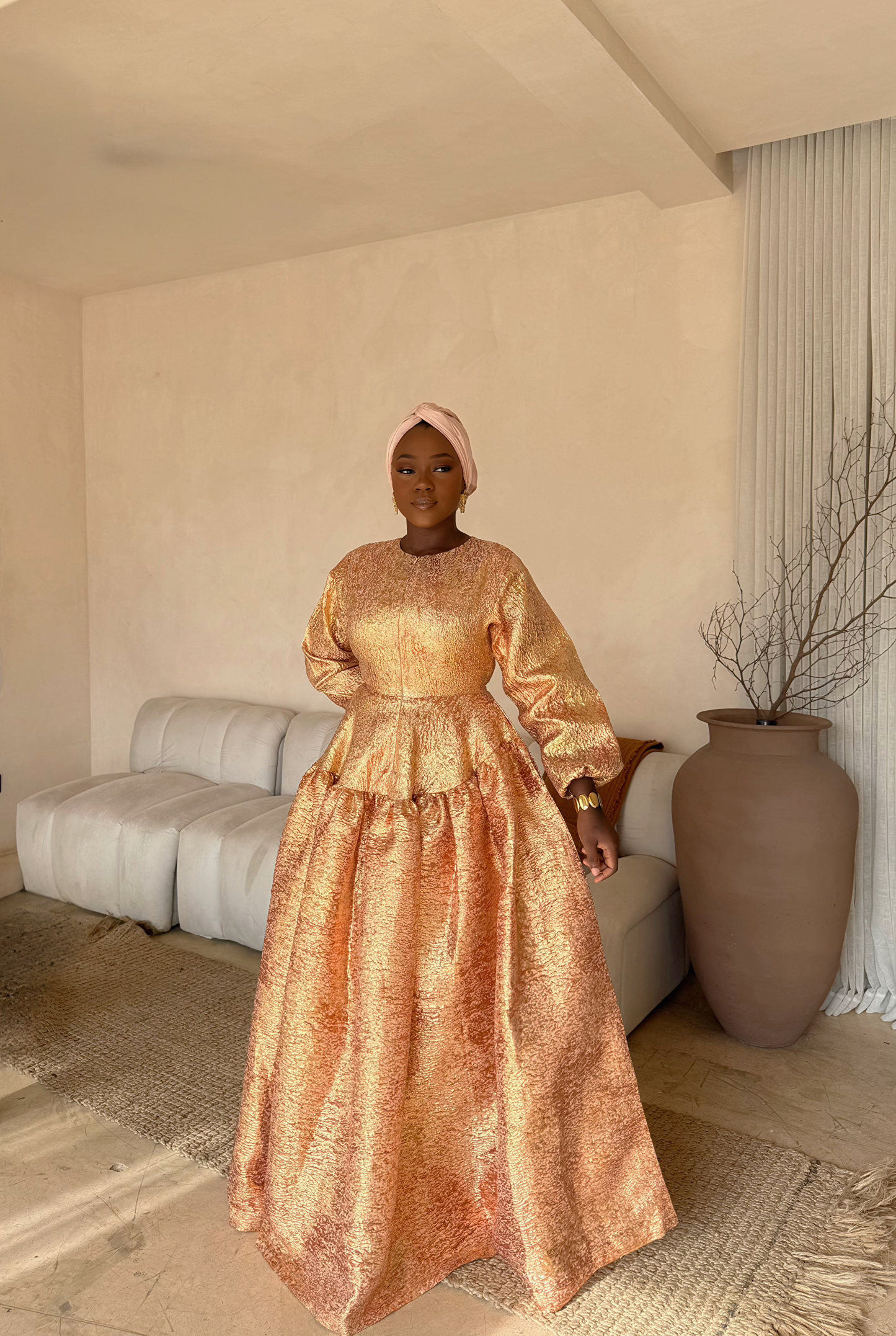 Samira Damask Dress