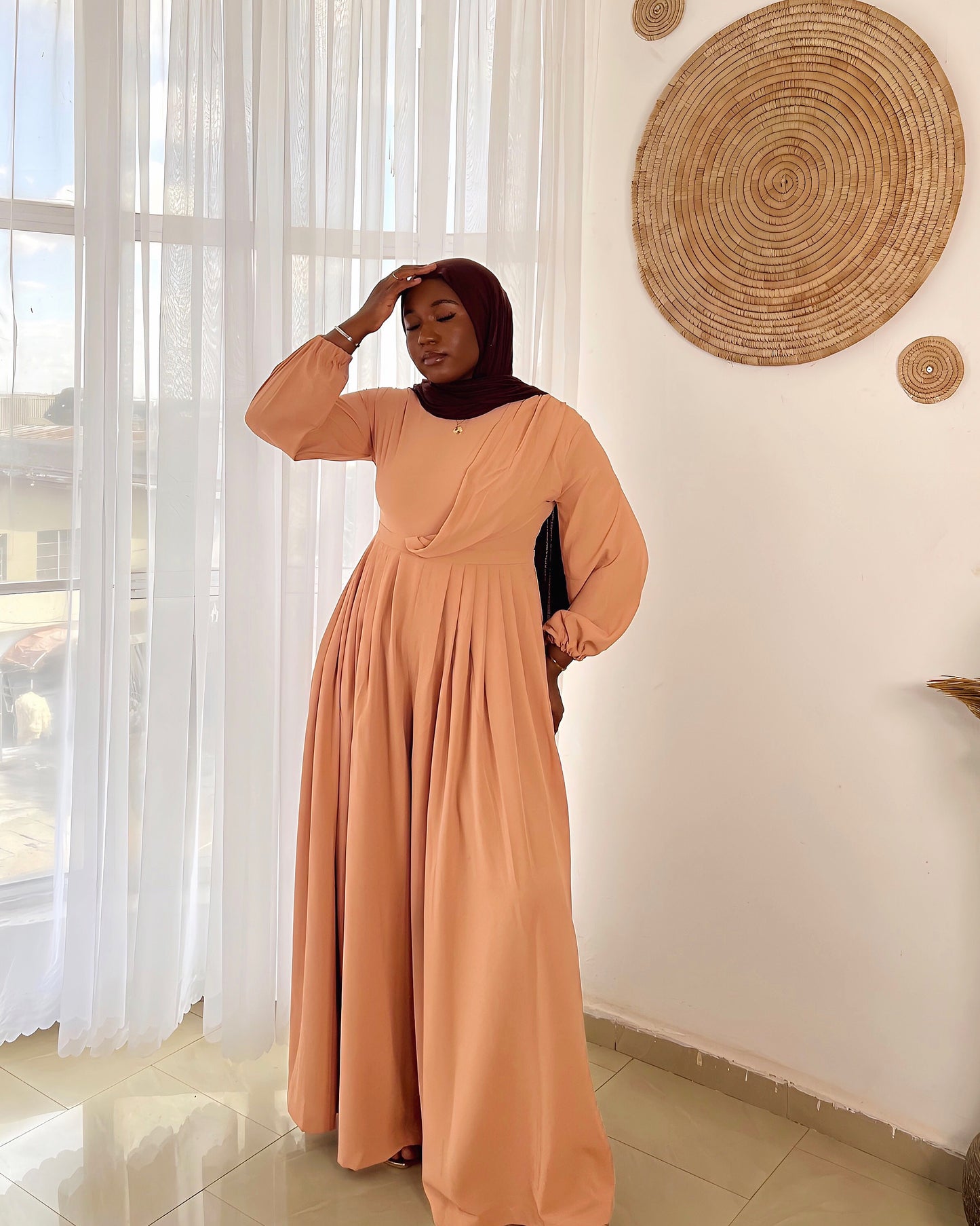 Nafiah Jumpsuit- Magenta
