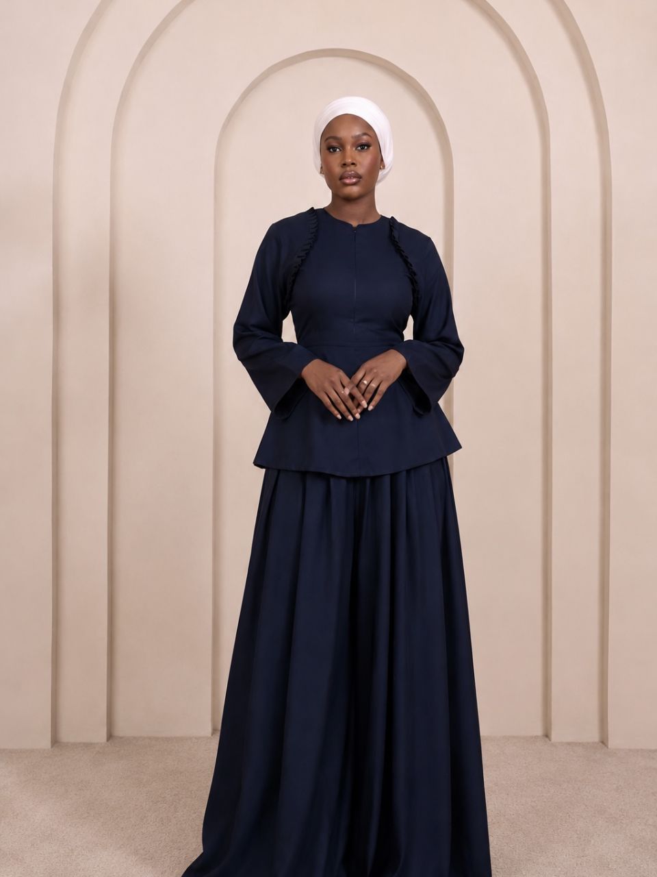 Navy Faiza Set - Size 12