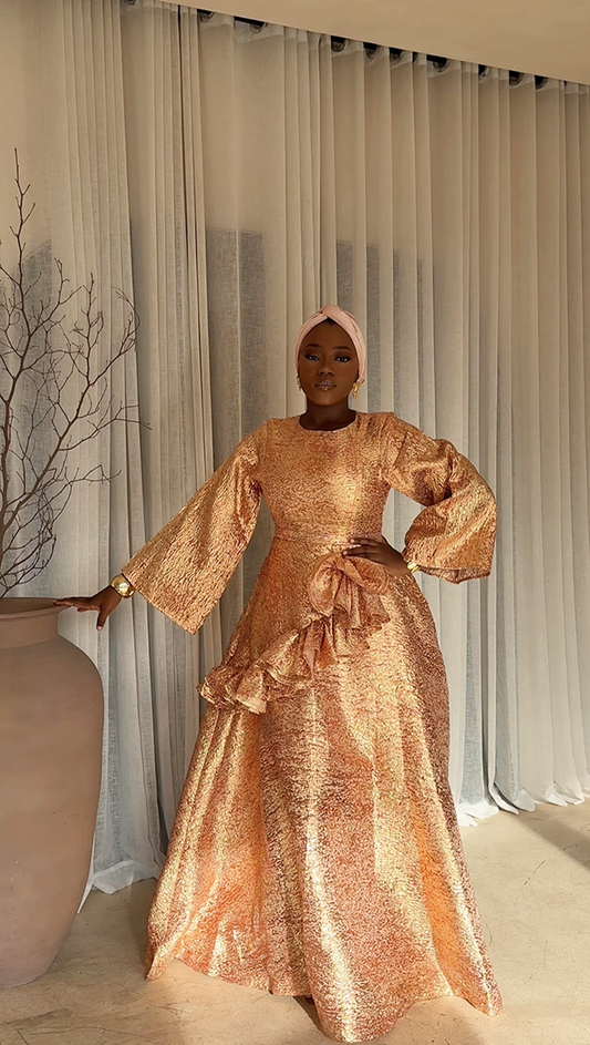 Maya Damask Dress