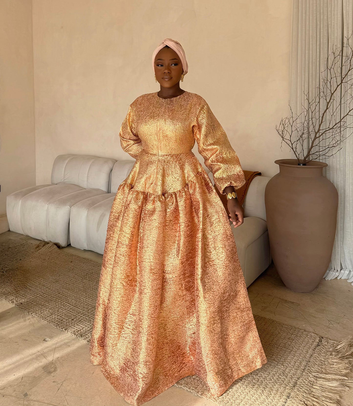 Samira Damask Dress