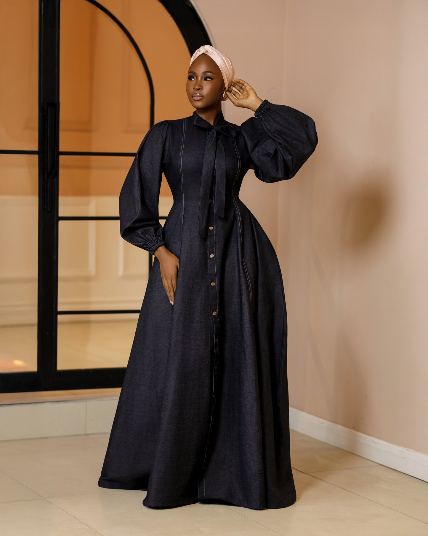 Ife Shirt Dress -  Denim