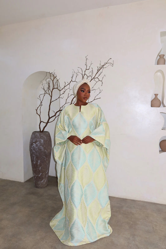 Muna Kaftan – Leaf Damask