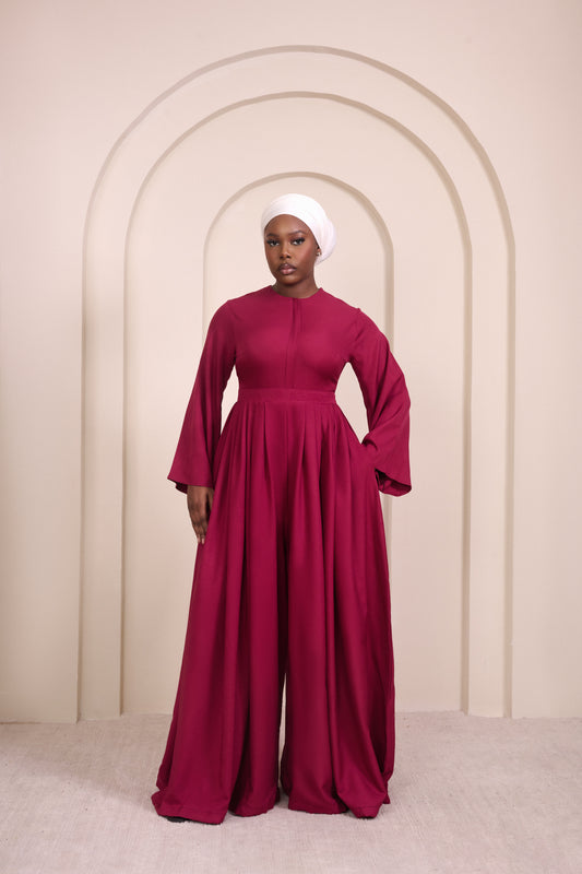 Ummi Jumpsuit- Magenta