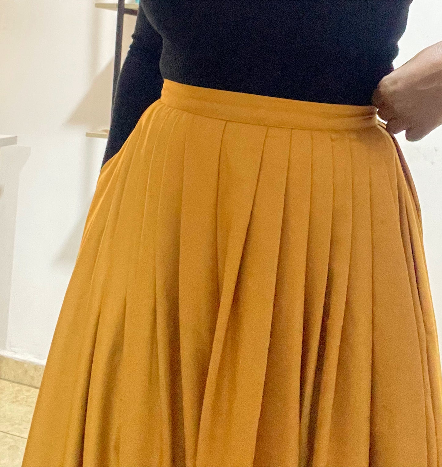 Mustard - Size 10 - Faiza Skirt