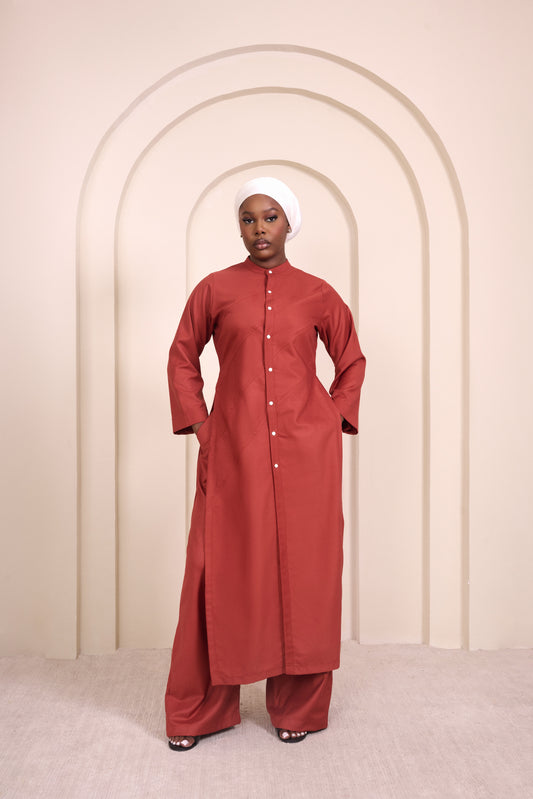 Burnt Orange - Size 10 - Cadar Tunic Shirt