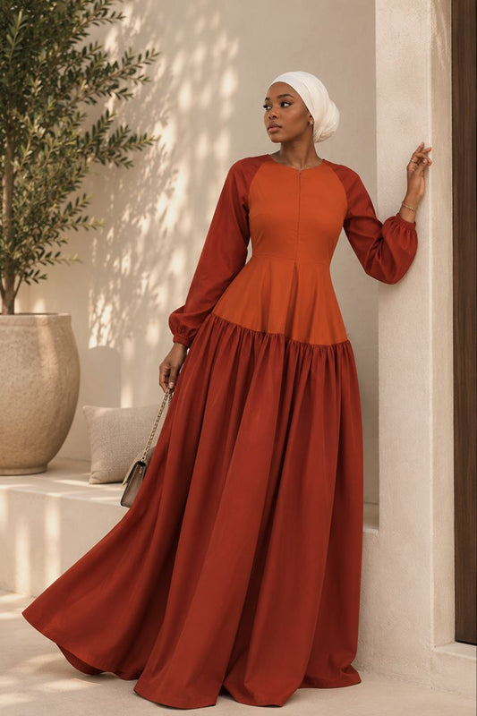 Two-tone Samira Dress