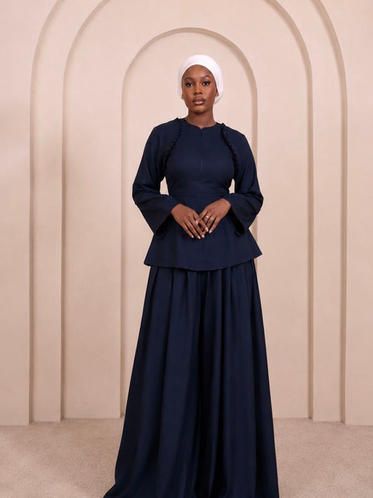 Navy Faiza Set - Size 12